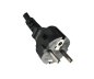 Preview: DINIC Netzkabel,  Schutzkontaktstecker auf C5 Kleeblatt-Stecker